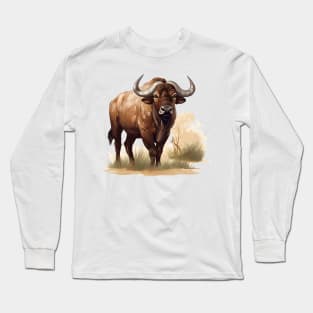 African buffallo Long Sleeve T-Shirt